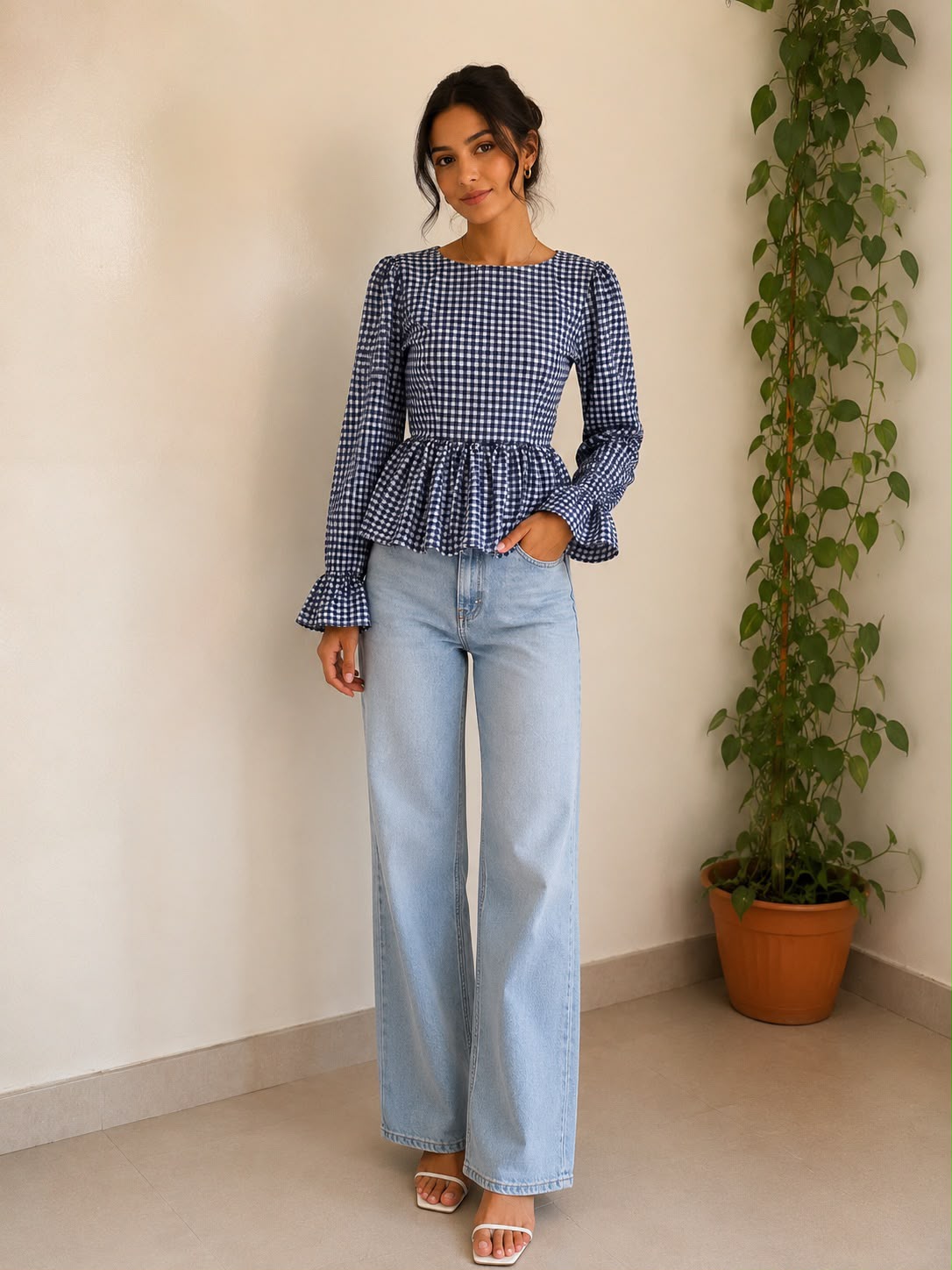 The Willow Peplum Top